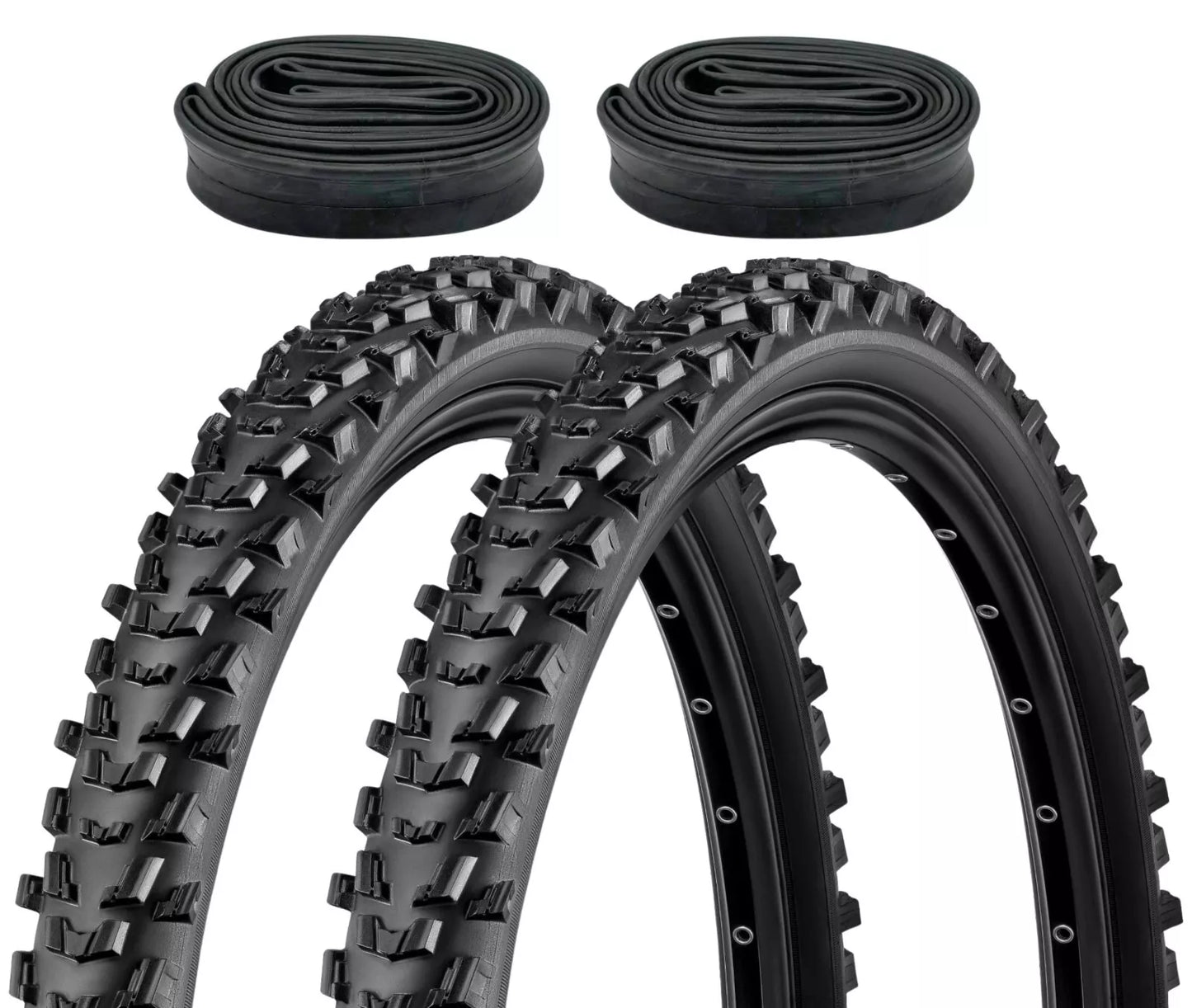 2xFahrradreifen SET 24-26 Zoll F24Tyre P1014 inkl. 2xSchlauch