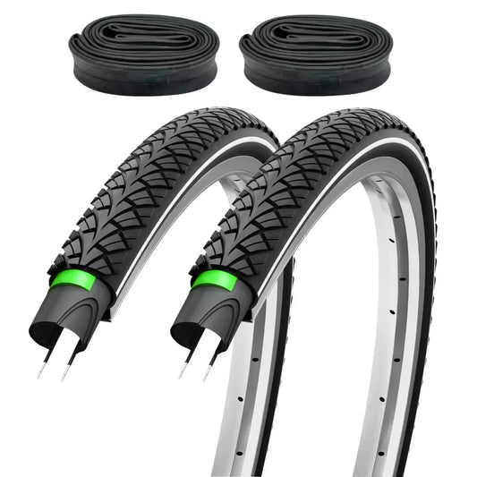 2xFahrradreifen SET 28 Zoll F24Tyre G5001 Reflex 3 mm Pannenschutz inkl. 2x Schlauch - FahrradReifenExpress.de
