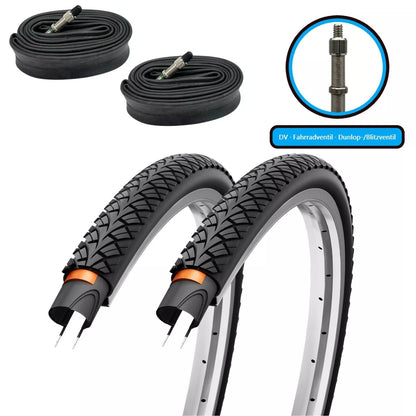 2xFahrradreifen SET 28 Zoll F24Tyre G5001 mit Pannenschutz inkl. 2x Schlauch - FahrradReifenExpress.de