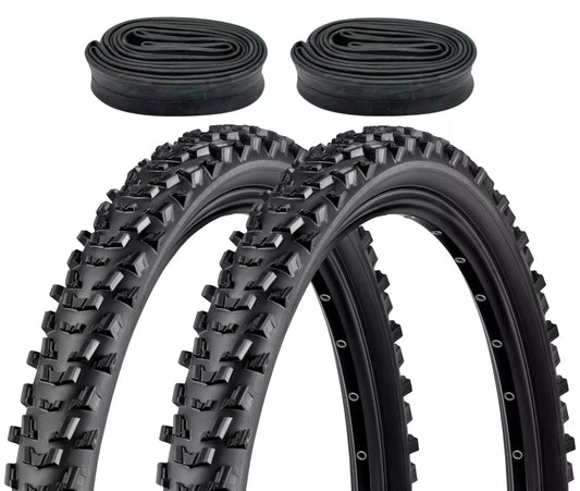 2xFahrradreifen SET 24-26 Zoll F24Tyre P1014 inkl. 2xSchlauch